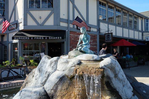 The Little Mermaid Fountain @ Solvang