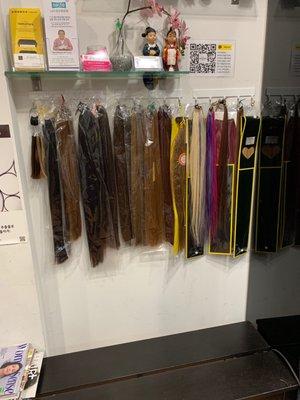 Hair extensions (real hair)