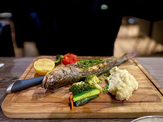 Grilled Whole Branzino