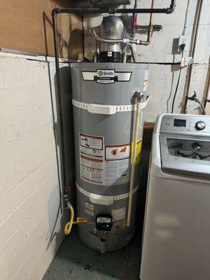 New AO Smith water heater