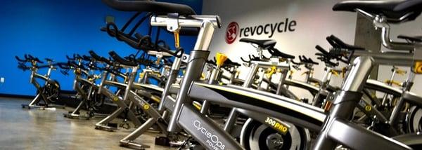 Revocycle in the Pearl.  Fantastic Cycleops bikes with powertaps.   Stadium set up, great Music.  My favorite workout.