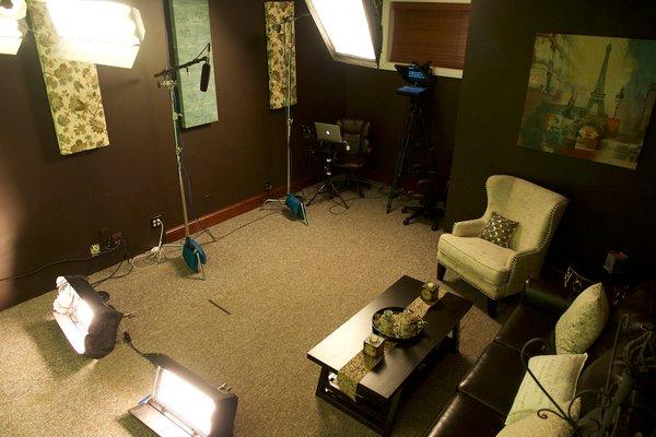 Interior of pro-nounce studio.