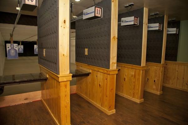 Range shooting stalls