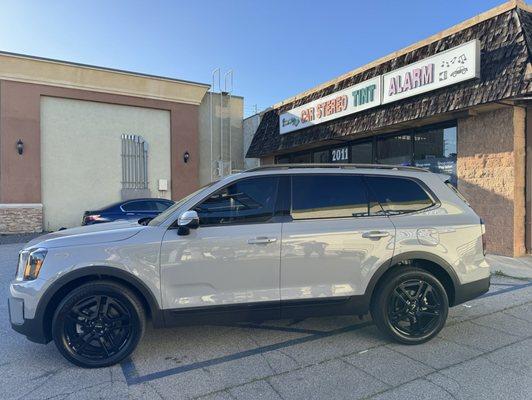 Match the driver and passenger windows to the factory tint 20%