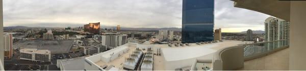 This is a Panorama shot from the 30th Penthouse floor terrace!! You should see it at night!! Or NEW YEARS EVE