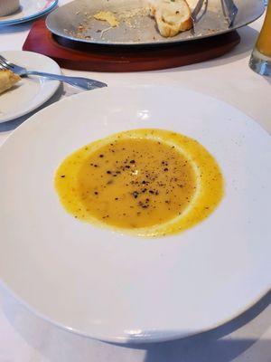 Cream of carrot soup