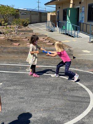 Olympics Fun Day at Foster City Preschool