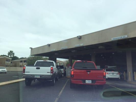 Drive-thru ATMs