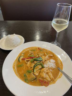 Penang Curry with chicken.