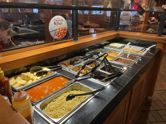 Hot Bar! Part of the Salad Bar.