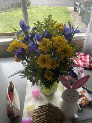 Lovely flowers my daughter received!