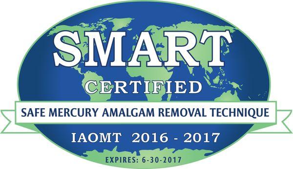 We are a SMART Certified Dental Office. Dr. Yokoyama is an Accredited member of the IAOMT.