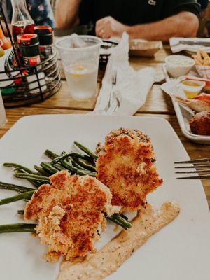 Lump Crab Cakes Dinner