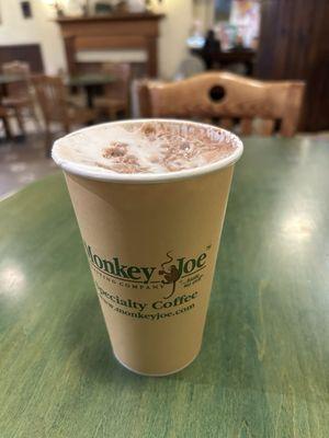 Hot chocolate at Monkey Joe's!