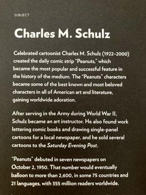 Commemorative Charles Schulz Portfolio. 05/15/23