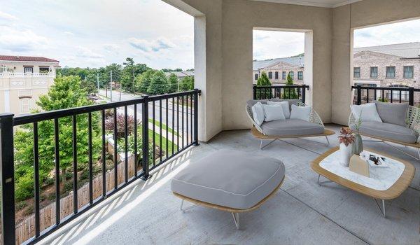 Enjoy your open balcony space in our smoke-free community!