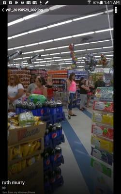 line was down the aisle, it was pathetic