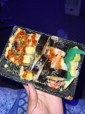 Mountain Roll and Shrimp Tempura roll