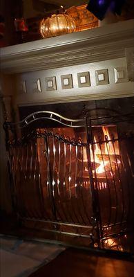 Happily enjoying my fireplace after Master Sweep Chimney Services came out and Inspected, cleaned and assured me it is now safe to use.