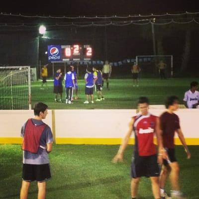 Midnight pickup soccer