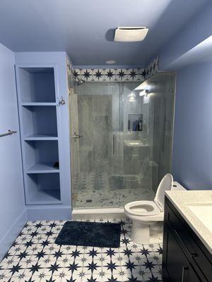 Basement bathroom