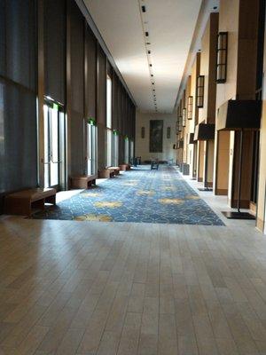 Lobby of the conference center ballroom