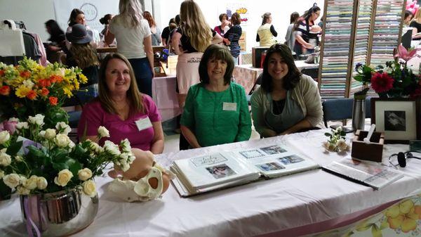 Tammie, Anne, Alisha at the Baby Fair in Murrieta.