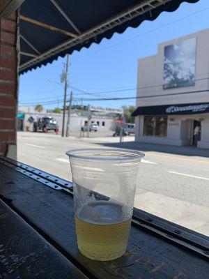 Wilmington local Tropical IPA. Late summer day!