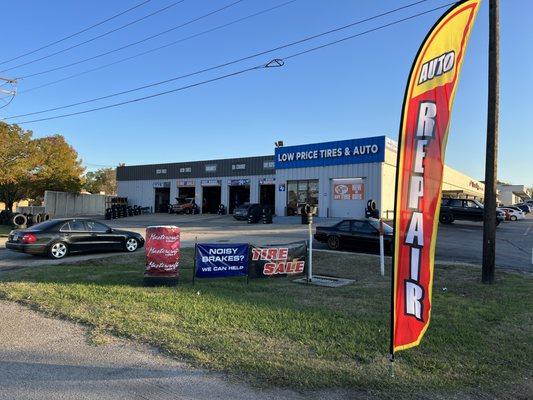 Low Price Tires & Auto Repair 
Greenville, Texas 
Hunt County