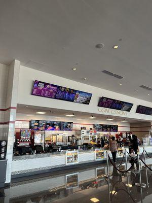 Concession stand to theater