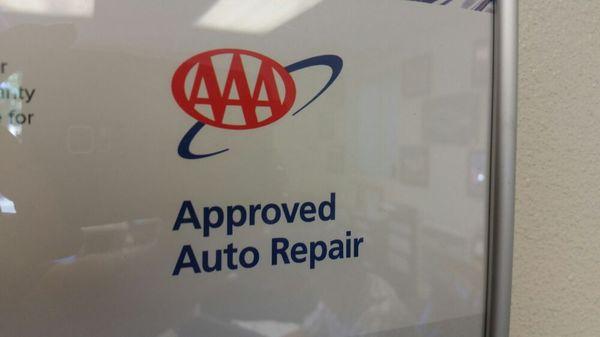 We're approved by AAA!