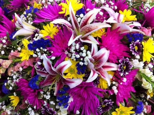 We carry wide assortment of fresh flowers.