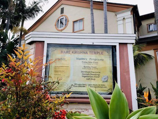 HARE KRISHNA TEMPLE, Laguna Beach!  #StayPositive