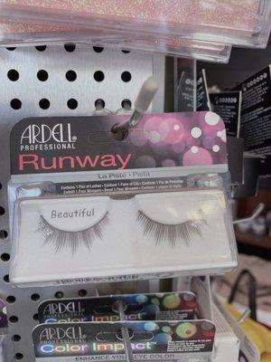 Ardell false lashes on the front counter