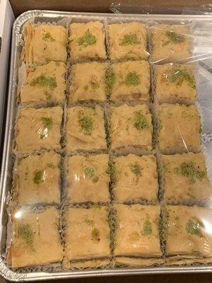 Yummy baklava.