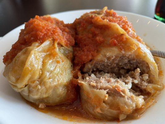 Stuffed cabbage is still great.