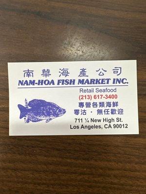 Namhoa Fish Market