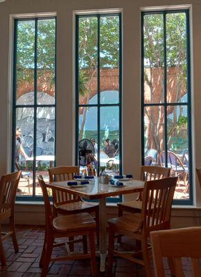 Lovely view of the patio dining area