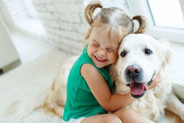 Girl and Dog