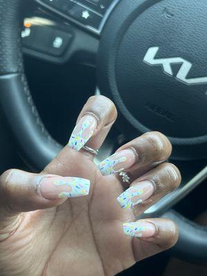 Birthday nails