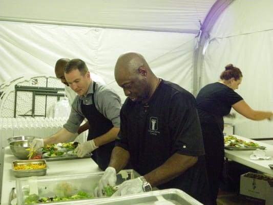 Colorado Catering Staff hard at work.