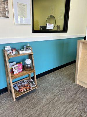 Lobby and desk area