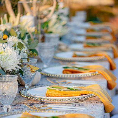 Autumnal tablescape