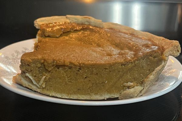 Pumpkin pie: Creamy deliciousness!