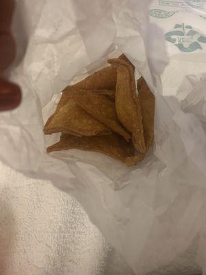 Crab cheese wontons