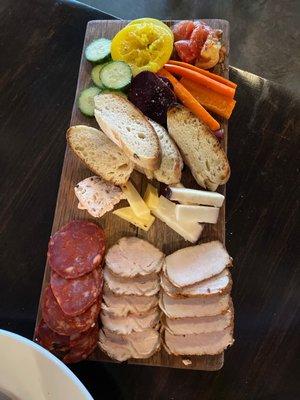 Today's charcuterie board