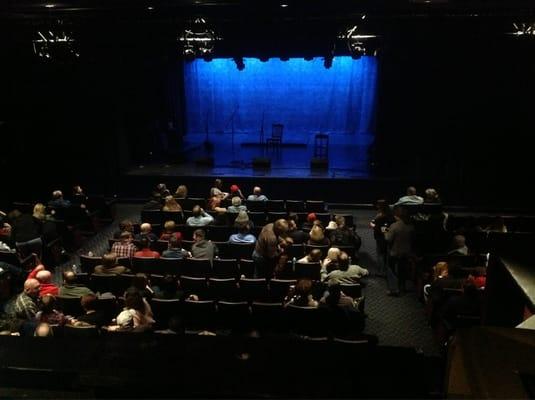 Seating is comfortable and bringing drinks and snacks from the bar into the theatre is encouraged.