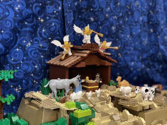 Christmas Lego Nativity Scene