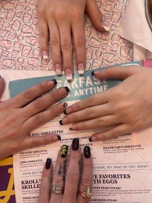 Nail Concepts and Kroll's Diner! My favorite duo