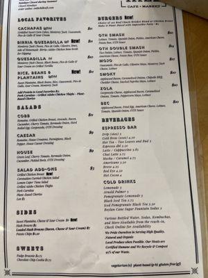 Side 2 menu